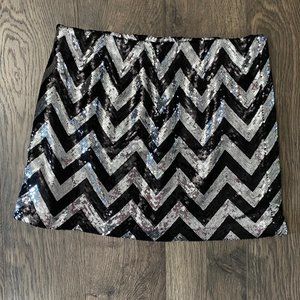 Francesca's Sequin Skirt NWT